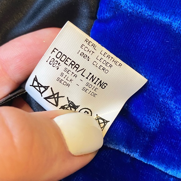 ROBERTO CAVALLI Leather Jacket Sz 40 - Picture 7 of 8